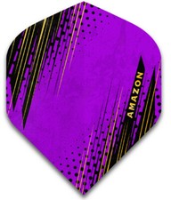 AMAZON PURPLE Standard Dart Flights 100 Micron - 5 sets 15 flights w/tracking