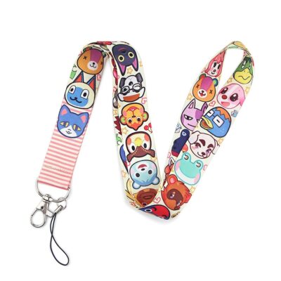 Pinstant Animal Crossing Video Game New Horizons Characters 17.7'' Neck Lanyard