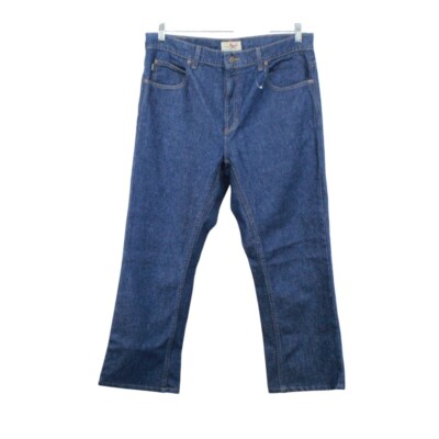 LL Bean Men's Double L Jeans Standard Fit Straight Leg Dark Wash 33x29
