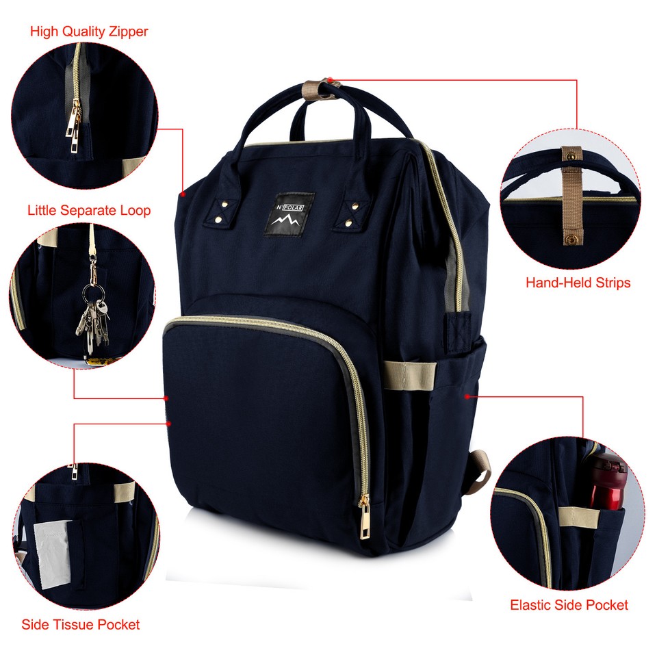 Large Capacity Diaper Bag Mummy Nursing Nappy Backpacks Travel Baby