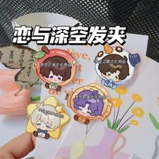 Q Edition Hairpin Hair Clip Cute Acrylic Love and Deepspace Headwear Gift