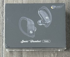 Guwet - Bluetooth Earbuds Wireless TWS 5.3 Bluetooth Sports Headset Black