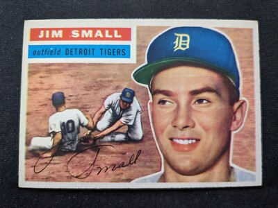 1956 Topps Baseball Card # 207 Jim Small RC - Detroit Tigers (EX)