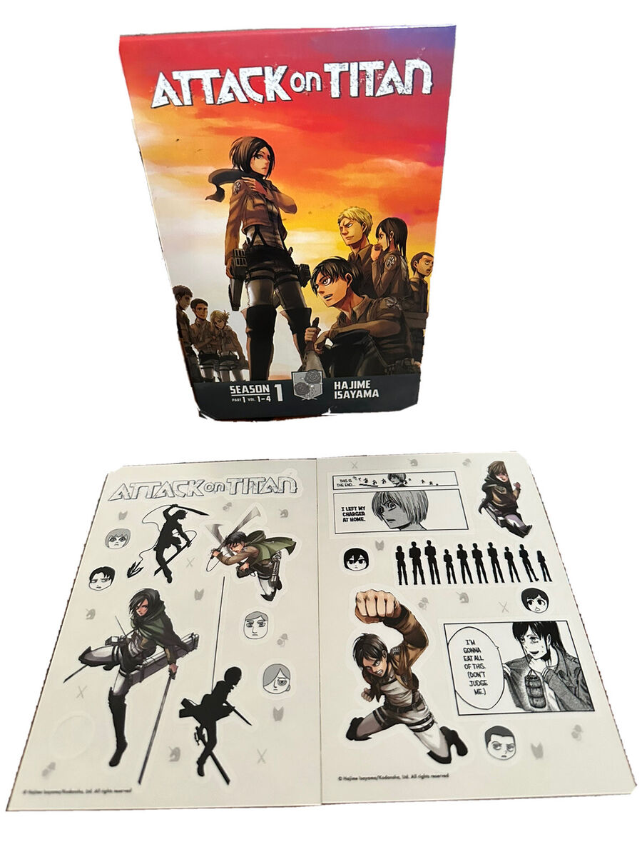  Attack on Titan Season 1 Part 1 Manga Box Set (Attack