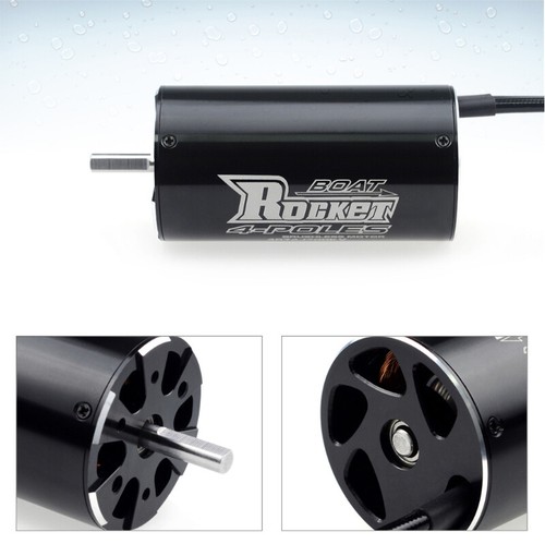 Rocket 1700KV 4P Brushless Waterproof Motor & Cooling Jacket for 1000mm RC Boat - Picture 5 of 11