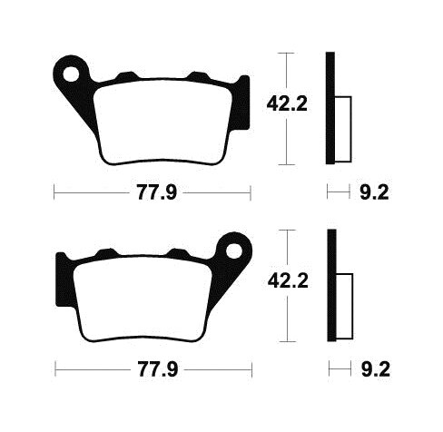 2 Stück Rasenmäher Bremsbeläge - Kompatibel Mit Husqvarna, Honda, Tecumseh