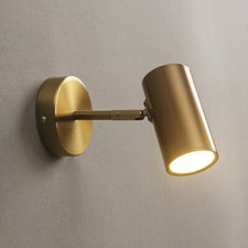 Indoor Bedside Lamp Golden Minimalist Study Small Wall Lamp