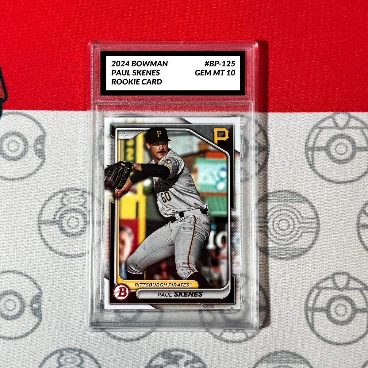 Graded 10 Paul Skenes Rookie Card 2024 MLB TOPPS BOWMAN BP Graded 10 Paul Skenes Rookie Card 2024 MLB TOPPS BOWMAN BP