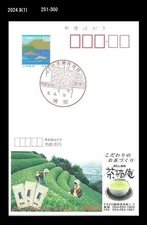 Agriculture,Tea Culture,Green Tea,Japan Advertising Stationery Card,PSC