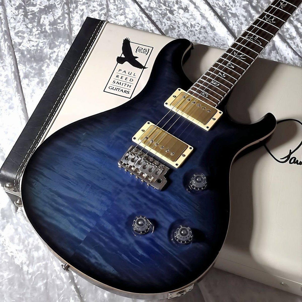 良杢 Paul Reed Smith PRS SE Custom 24 25th PRS 25th Anniversary SE Custom 24 - Scarlet Red | Sweetwater