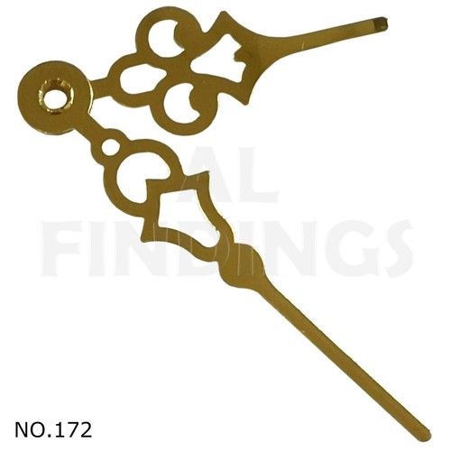 New Press Fit 2x Quartz Metal Clock Hands For Movements Hand Holes 3.1mm & 5.0mm - Picture 77 of 85