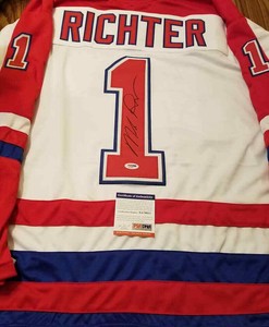 mike richter signed jersey