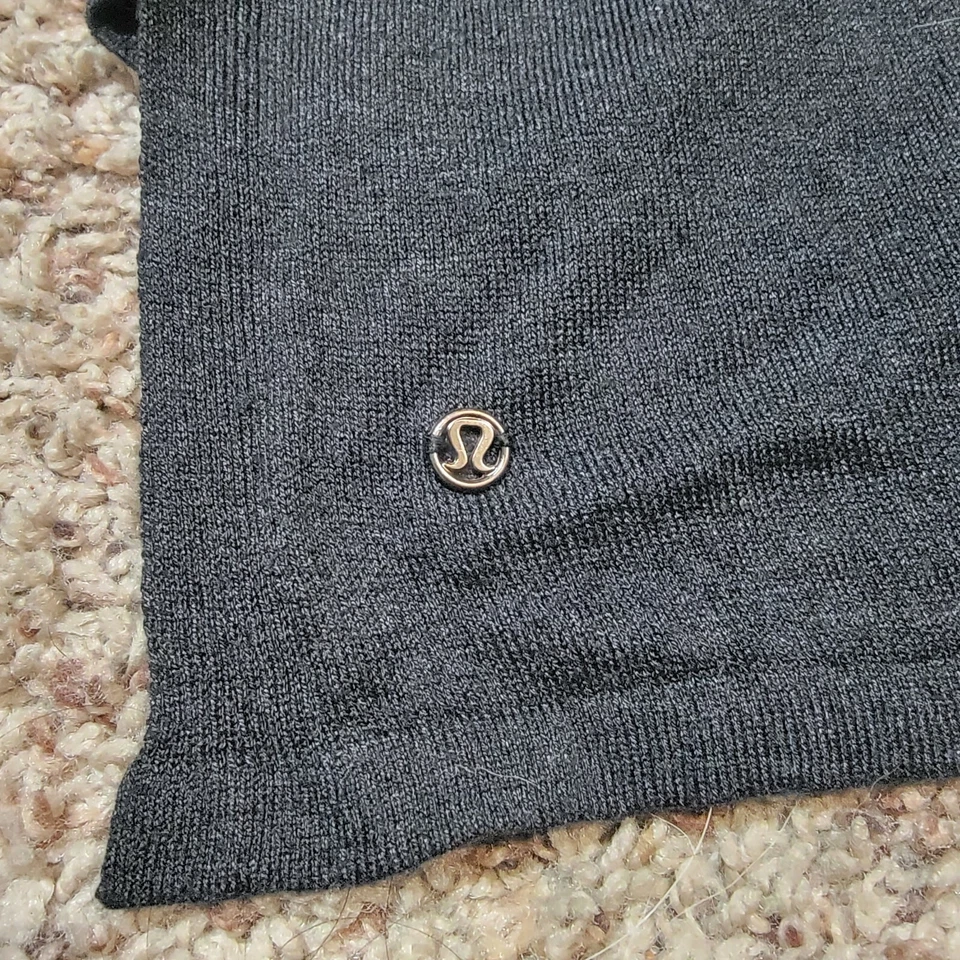 LULULEMON DAYA TOP TEJIDO MEZCLA CACHEMIR, NEGRO, TALLA 6? Foto 4 de 4