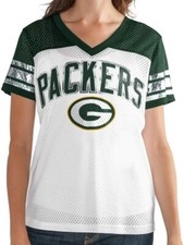 Green Bay Packers Women's G-III NFL All American Mesh T-Shirt (XS)