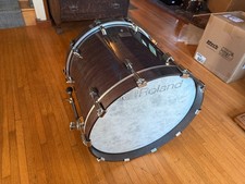 Roland KD-222 Full-Size V-Drums Acoustic Design 22" Kick Drum Pad - Gloss Ebony