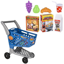 RI Shopping Cart Playset with Pretend Food