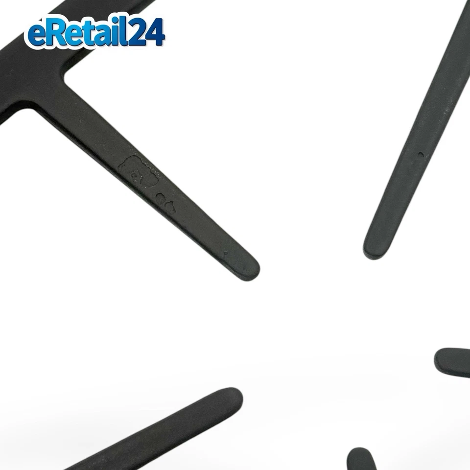 Rejilla central para estufa de gas Dacor 72468SB negra OEM Foto 4 de 4