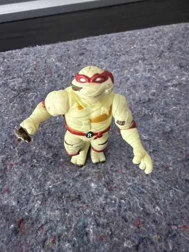 Vtg TMNT 1993 Universal Monsters Raph Raphael Mummy Figure Glow In The Dark