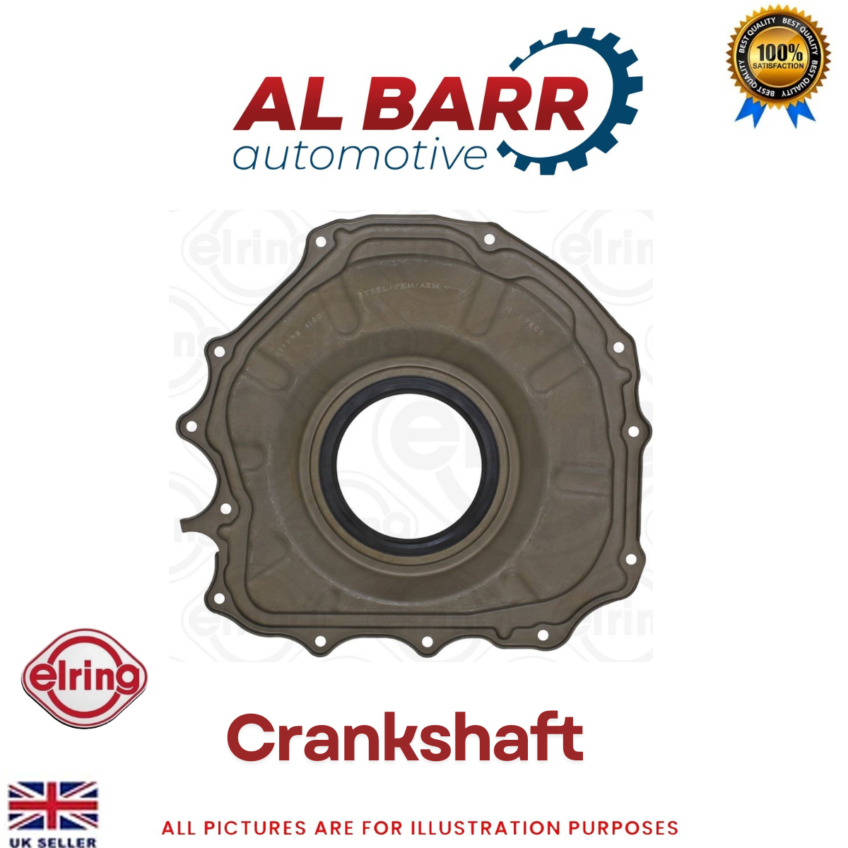 LAND ROVER RANGE ROVER 3.0 SCV6 5.0 SCV8 ENGINE 306PS 508PS REAR CRANKSHAFT SEAL
