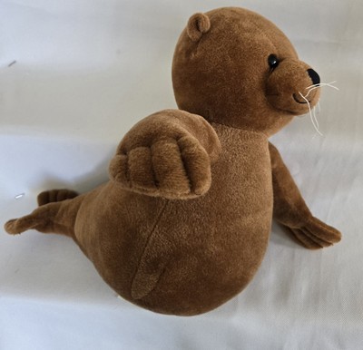 Build-A-Bear Large Plush Brown Sea Lion/ Seal, 2021, 12''