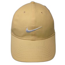 Nike Baseball Cap Yellow OS Slideback Dri-FIT Legacy91 Embroidered Swoosh Hat