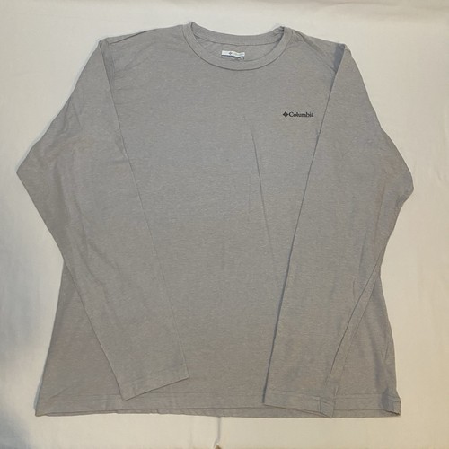 Columbia Men's Thistletown Hills Long Sleeve T-shirt Size XL Burgundy Gray Used - Picture 7 of 11