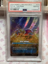 Disney Lorcana - Royal Tantrum Enchanted - Shimmering Skies - PSA 10