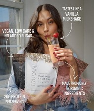 Organic Plant Based Protein Powder  Vanilla  Pea Protein  18