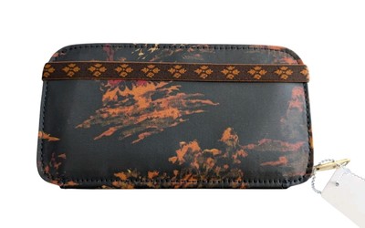 Patricia Nash Oria Zipper Canvas Wallet-Kent Countryside-NWOT