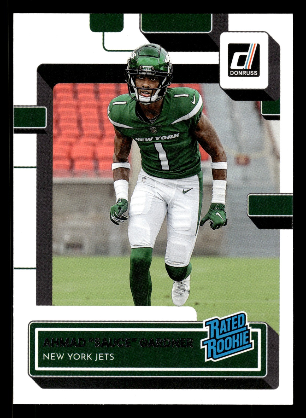 Ahmad "Sauce" Gardner 2022 Donruss #328 New York Jets