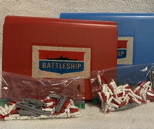 Vintage 1971 Milton Bradley BATTLESHIP Board Game, USA - No Original Box