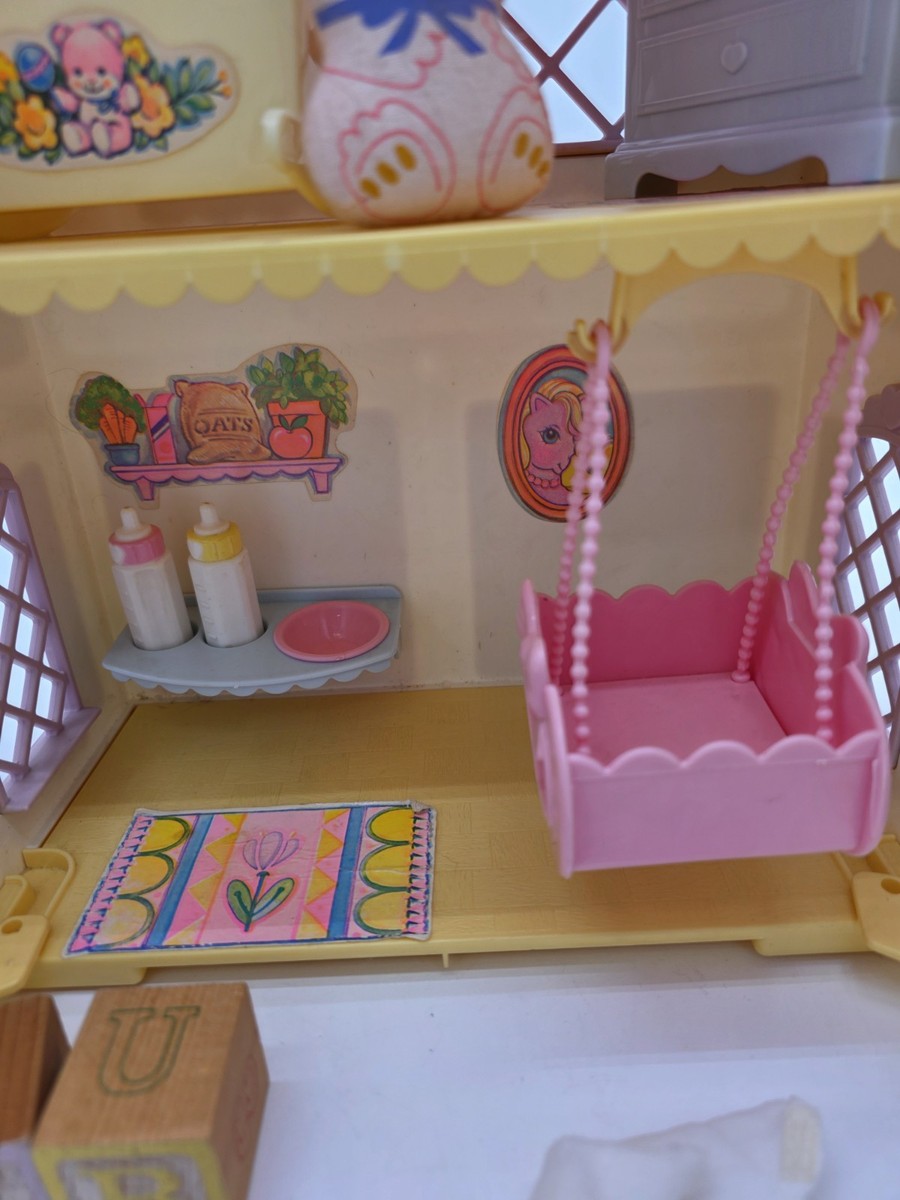 Vintage 1985 My Little Pony Lullaby Nursery Playset Original Box