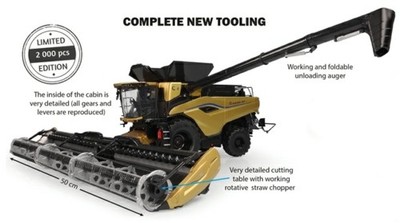 UNIVERSAL HOBBIES 1/32 NEW HOLLAND CR11 GOLD SHOW ED AGRITECHNICA 2023 UH6829
