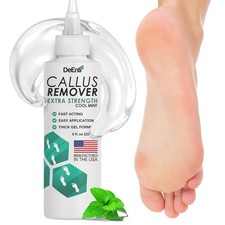 8oz Callus Remover Gel with Precision Cap for Effective Foot Care - Cool Mint