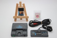 Console PC Engine Core Grafx avec manette, câble et jeu Altered Beast Japan
