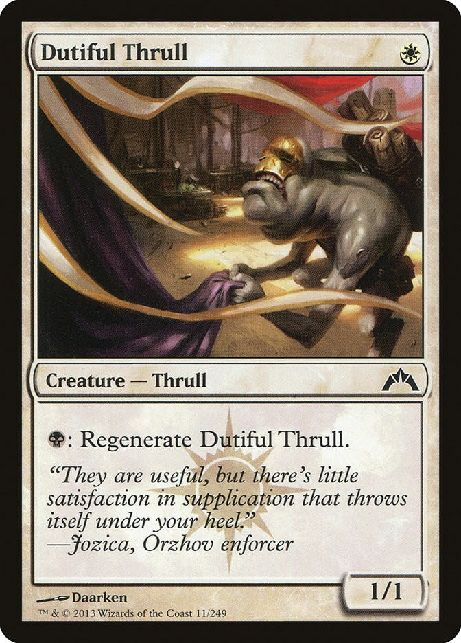 Dutiful Thrull Gatecrash Regular