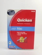 Quicken 2007 for Mac Apple Macintosh Intuit Personal Finance Software