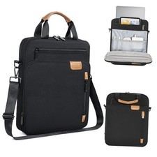 Laptop Sleeve Bag, Padded Carrying Case for MacBook Pro 13.3-14 Inch Black