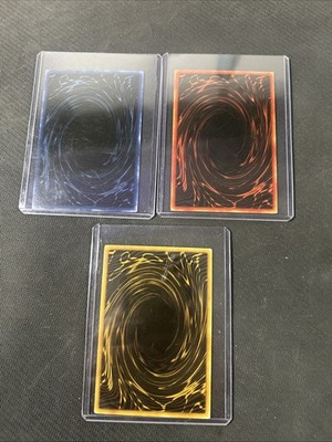 Yu-Gi-Oh! TCG Set of Egyptian God Cards (Obelisk, Ra, Slifer) Legendary...  | eBay