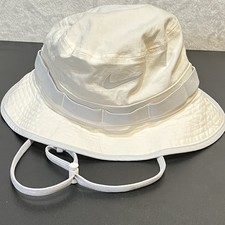 Nike Apex Dri Fit Bucket Hat White Size L/XL Unisex Mens Womens Hiking Golf