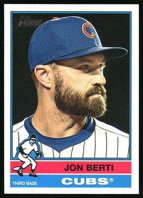 2025 Topps Heritage Jon Berti #667 Baseball Card