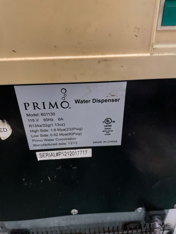 primo water dispenser bottom loading