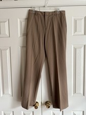 NWT Ralph Lauren LRL Tan CAMEL Wool Stretch Dress Pants Slacks Women s Size 10