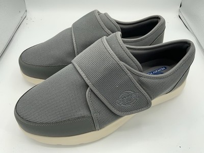 Women s CBMTCR Wide Width Walking Shoes Adjustable Diabetic, Grey, Size 9