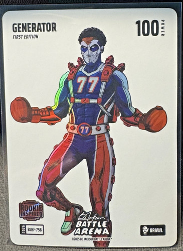 2026 Bo Jackson Battle Arena GENERATOR VJ EDGECOMBE #BLBF-756 Blizzard Brawl