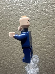 Lego Superman Minifigure Dark Blue Suit Man of Steel 76003 76009 sh0077 L35