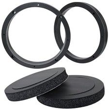 6.5 Speaker Spacer, Solid Plastic Car Door Speaker Ring Mounting Bracket with