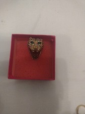 Butler and Wilson Vintage Tiger Ring Size P