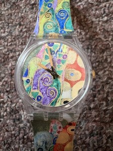 Swatch MoMA コラボレーション 腕時計　クリムト Swatch MoMA コラボレーション 腕時計 クリムト MoMAとスウォッチが