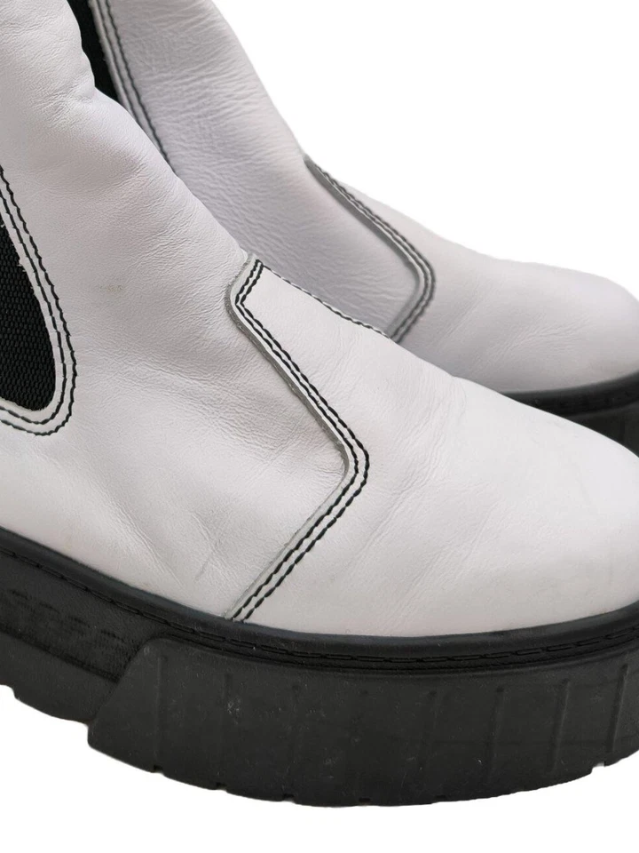 PUMA Bottines à enfiler Dames Bottines T EU 40 blanc style décontracté - Photo 3/4